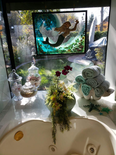 Mermaid resin art